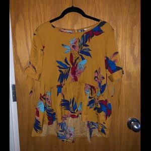 Floral Babydoll Blouse